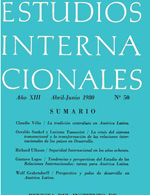 											Ver Vol. 13 Núm. 50 (1980): Abril - Junio
										